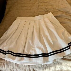 Wild Fable White Pleated Mini Skirt